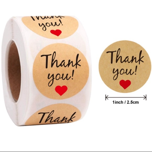 Other - 500 Thank You Stickers
